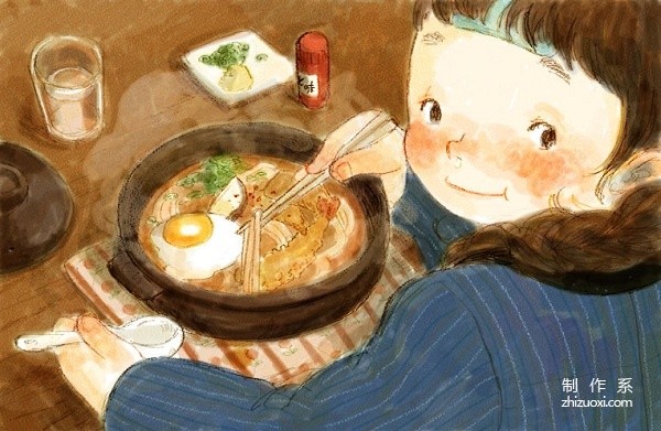 Watercolor illustration by Yuki Kimura