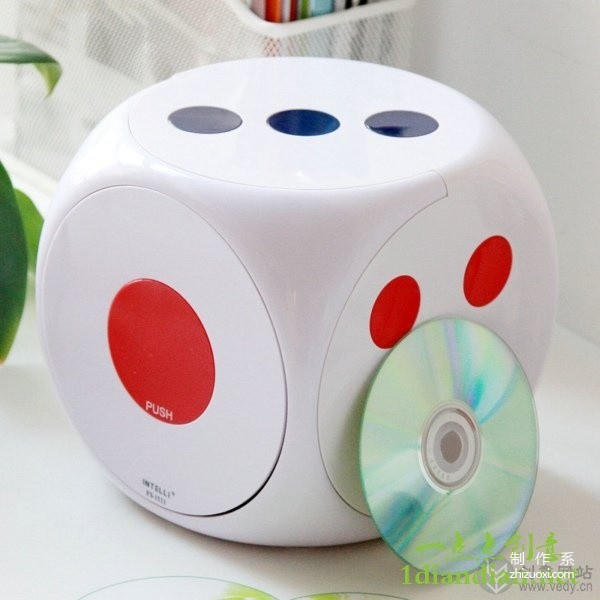 Dice-style creative CD disc storage box