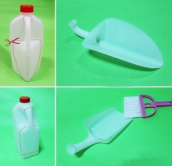 Handmade plastic bucket