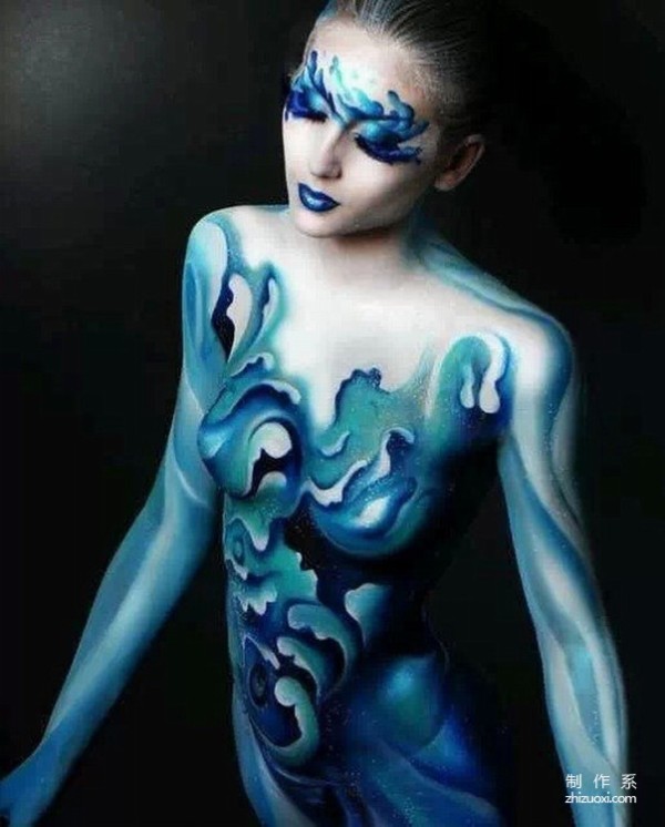 Eye-catching and creative body painting art