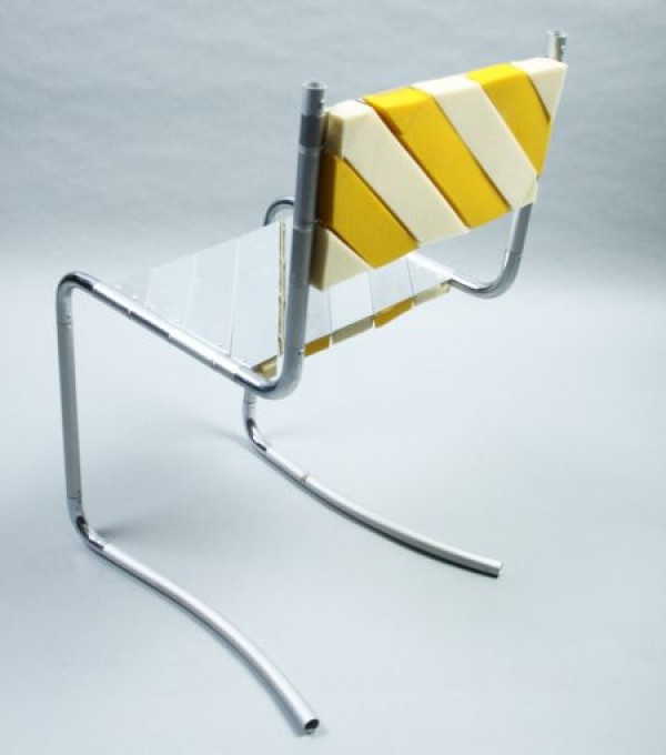 Reversible flip chair