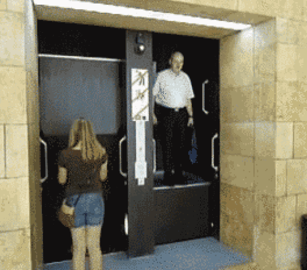 An elevator that doesn’t require waiting