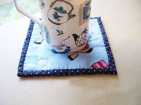 Creative handmade cute three little deer dancing coasters