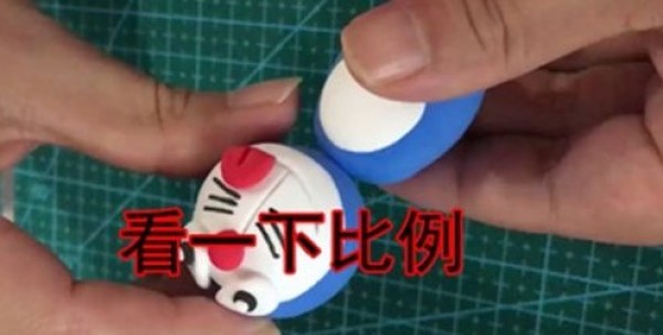 Creative ultra-light clay Doraemon making tutorial