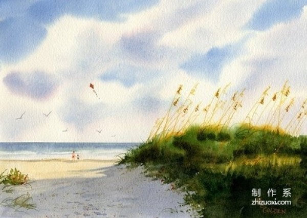 Watercolor illustration by Mary Ellen Golden