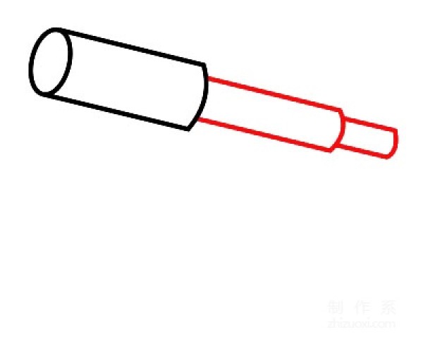 A collection of pictures of kindergarten childrens simple drawings, teaching you step by step how to draw a colorful telescope