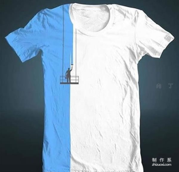 Creative T-shirt designs over the years. This is called a T-shirt, but you can only call it an undershirt! 