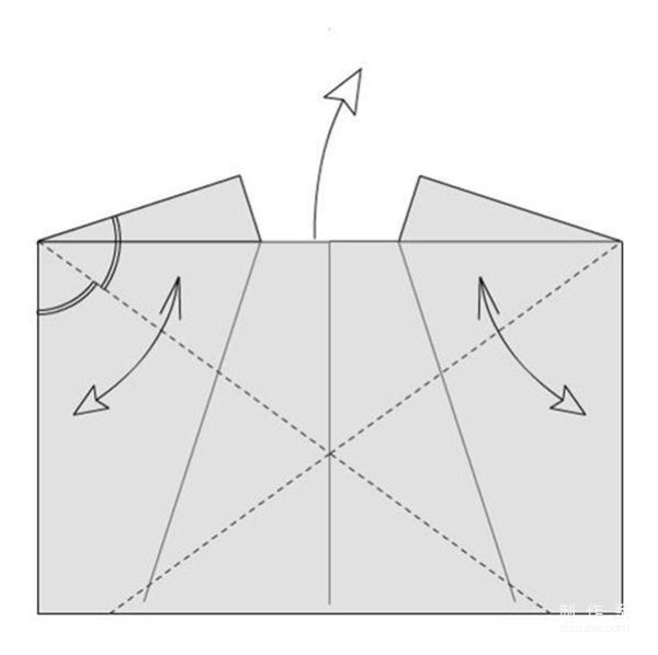 Illustrated tutorial on how to fold a paper rose - Illustration of a five-petal origami rose