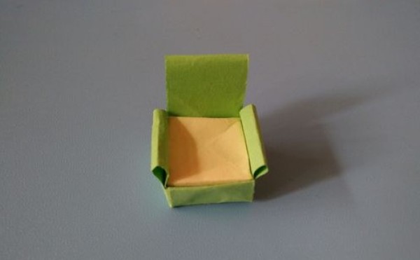 Two kinds of small chairs origami tutorial