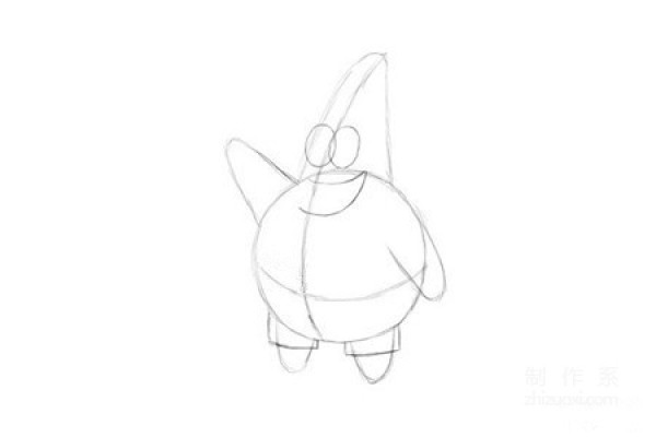 Learn how to draw a simple drawing of Spongebob’s Patrick Star?