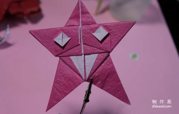 Paper art handmade origami art, Kinoshita Tsuyoshis Twincle Star handmade origami drawing tutorial