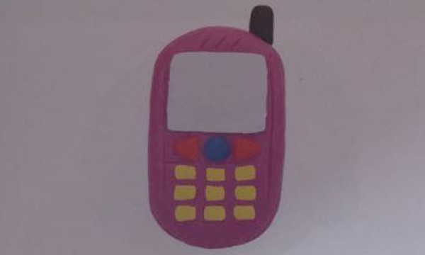 Fun crafts for children Clay mobile phone making tutorial