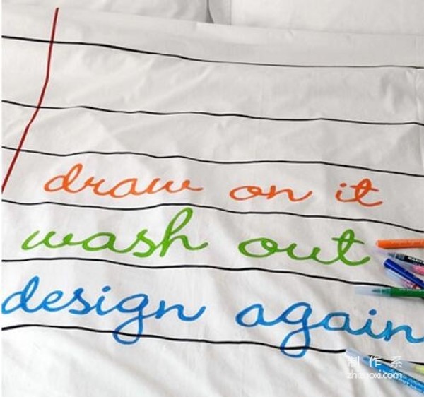 The creative sheets are super convenient to clean, and the sheets can be cleaned instantly if you paint on them