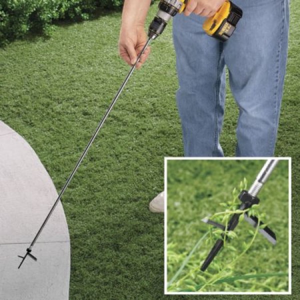 electric drill weeder