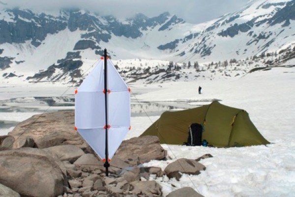 Portable micro wind power generation device, a must-have for outdoor activities