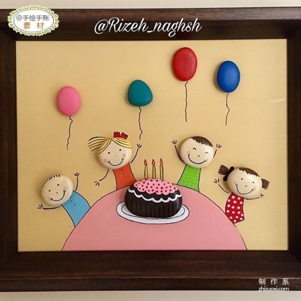 Creative stone painting~ins:rizeh_naghsh