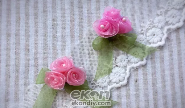 Childrens handicraft workshop teaches you more than 10 kinds of rose pattern embroidery methods