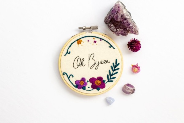 Beautiful mini embroidery works