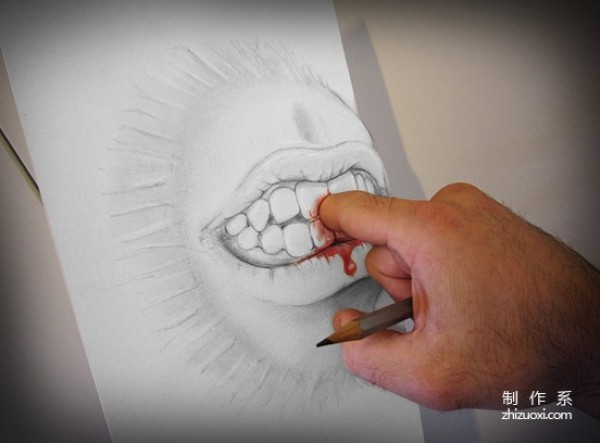 Pencil drawings are so fake that they look real