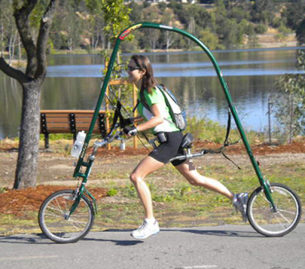 GlideCycle bike without chain or pedals