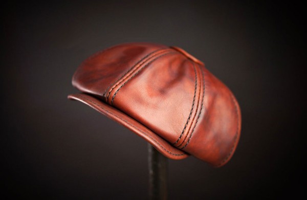 How to Make a Handmade Leather Newsboy Hat