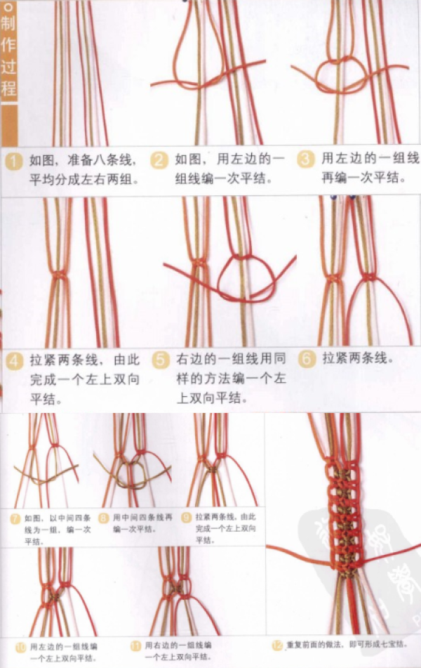 The most complete basic method of weaving a rope bracelet in history!