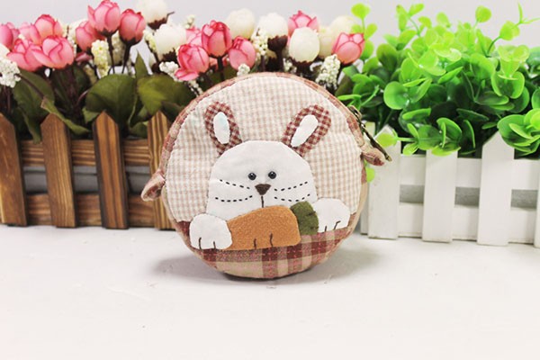 Feifei Bunny Fabric DIY Coin Purse with Variety of Styles