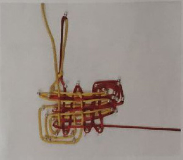 Diagrammatic method of compound wing plate long knot