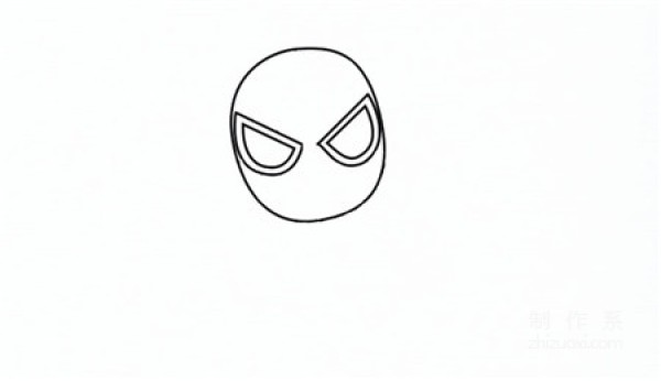 Learn to draw simple drawings, Q version of Spider-Man simple drawings