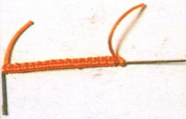 How to knit small snails with Chinese knots