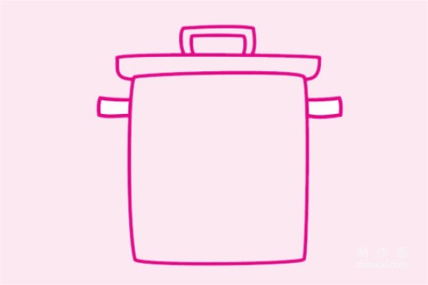 Learn to draw simple drawings, simple trash cans