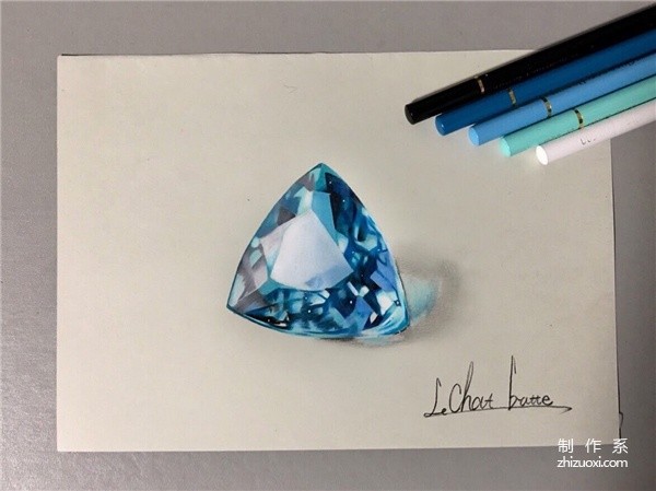 15-year-old Japanese genius painter draws with pencilSuper realistic gems