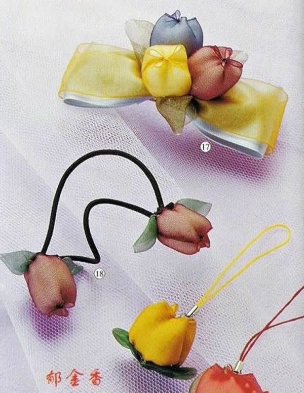 Appreciation of beautiful handmade tulip hair accessories