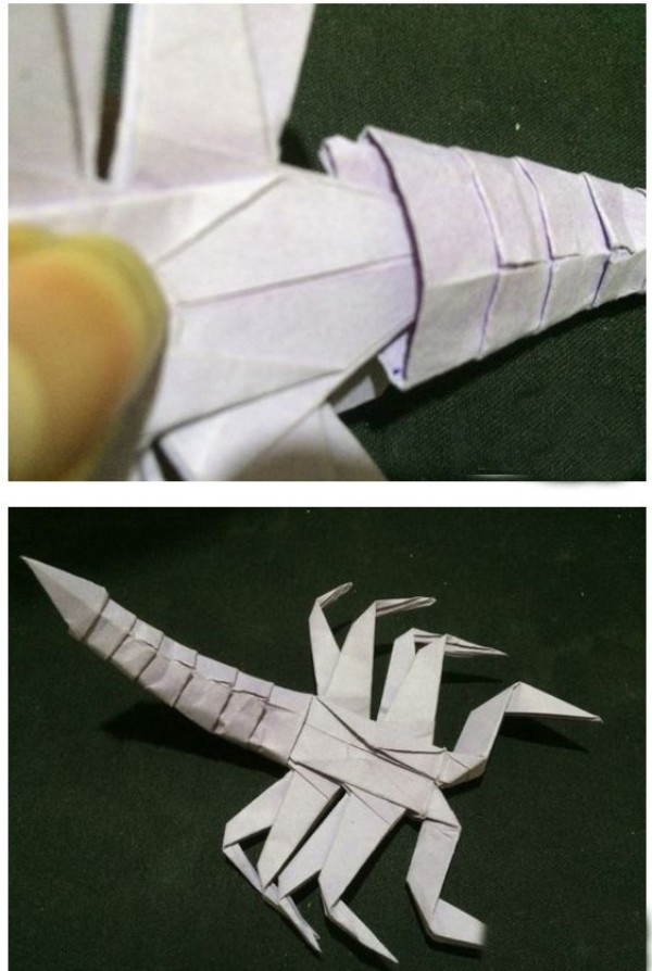 Scorpio Origami Tutorial - Step by Step Illustrations