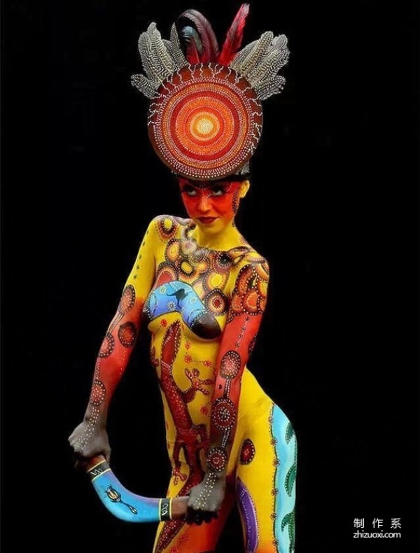 Eye-catching and creative body painting art