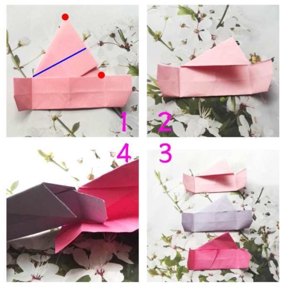 Beautiful origami tutorial for holiday packaging boxes