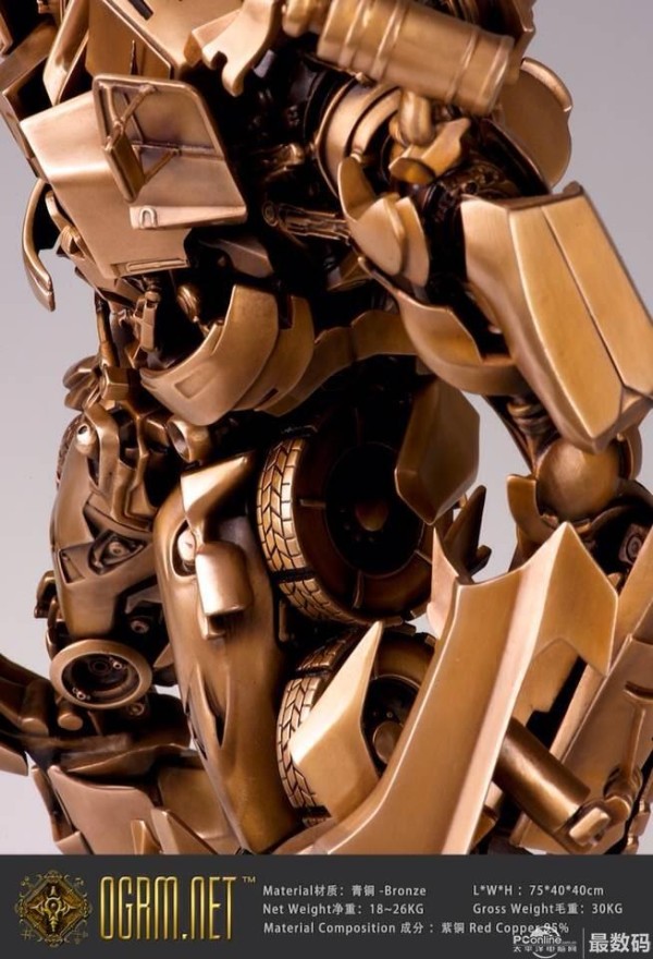 The most awesome Optimus Prime bronze mecha work