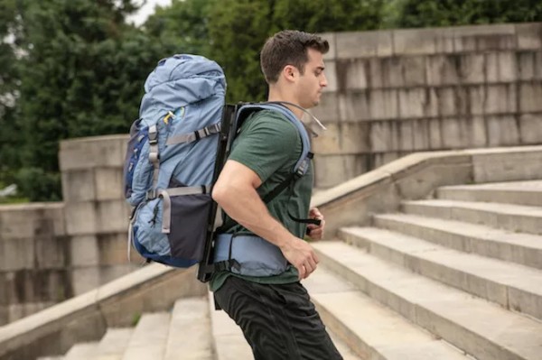 The magical suspended backpack makes it easy for you to carry