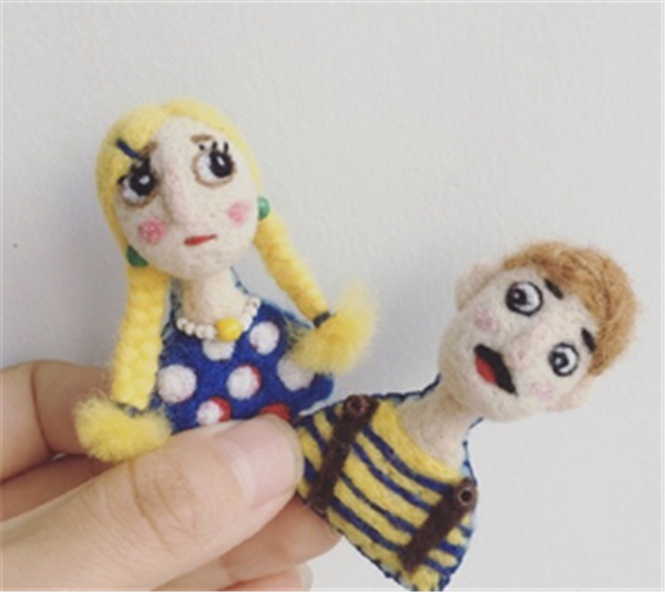 Appreciation of Loli and Uncle products made by DIY handmade creative wool felt