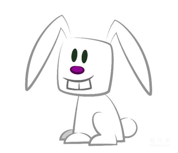 Children learn to draw, simple drawing methods for young children to draw very cute and cute dogs