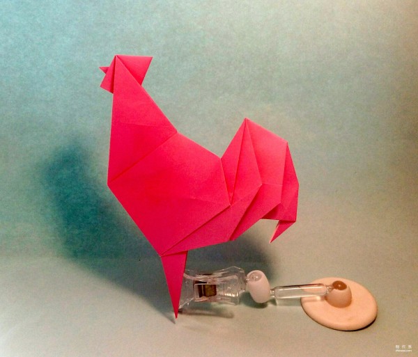 Paper art hand-made origami art, Zhao Yanjies twelve zodiac origami CP atlas