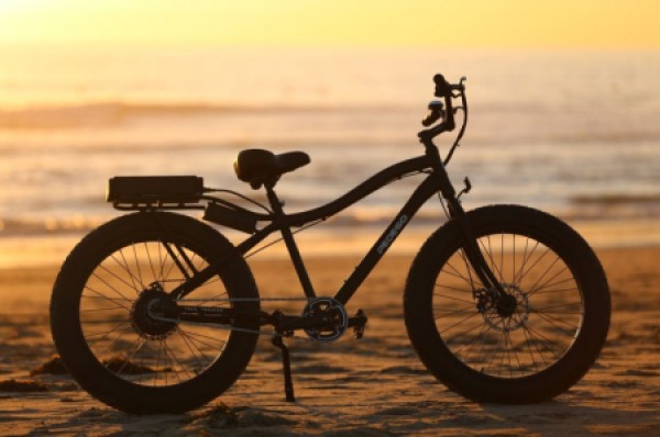 Electric fat tire bike