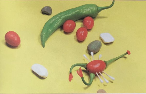 Teach you how to make a handmade fruit plate using fruits and vegetables as a scorpion animal