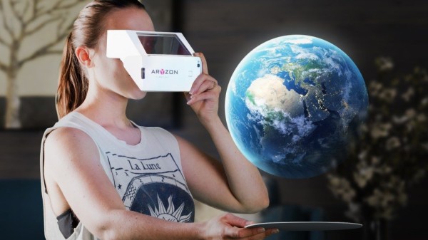 Aryzon’s affordable cardboard AR glasses