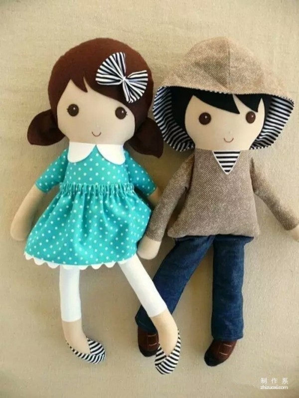 These dolls are so cute and easy to make. A guide to sewing doll stitches is included.