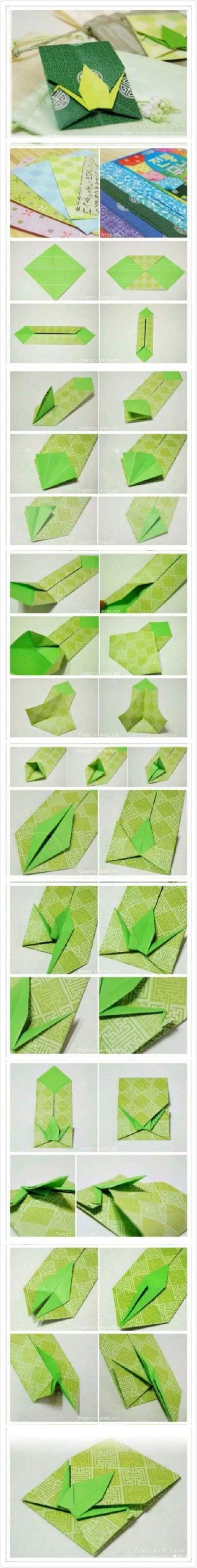 20 types of origami envelopes, all you are looking for are here