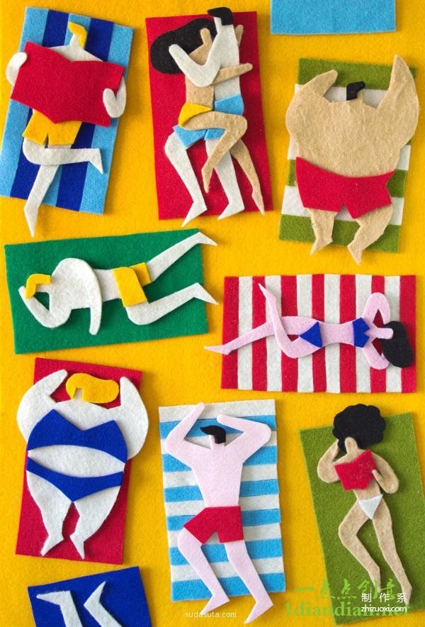 Jacopo Rosati Fuzzy Felt Artwork