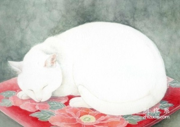 Midori Yamada: Flowers and Cats on Watercolor Paper