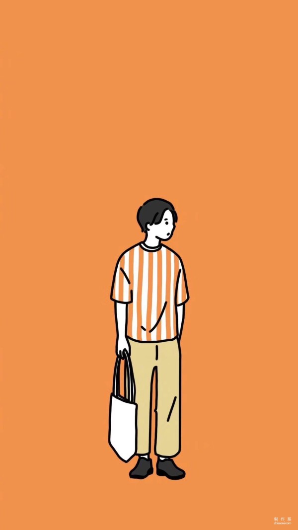 A set of simple character illustrations