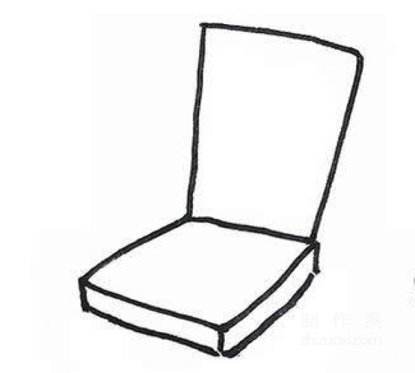 Learn to draw simple drawings, simple drawings of chairs